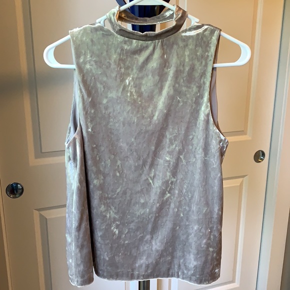 Design Lab crushed velvet top - Picture 3 of 5